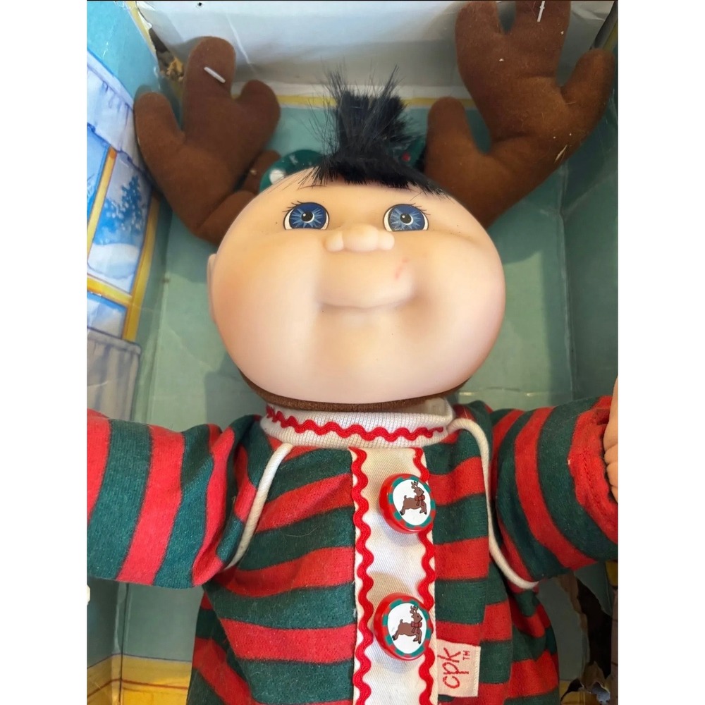 Cabbage Patch Kids Nichelle Rosey Reindeer Holiday Doll December 15 Mattel 1997 - Picture 3 of 5
